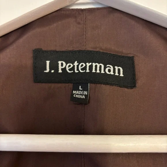 J. Peterman Rust Plaid Vest - Picture 4 of 7